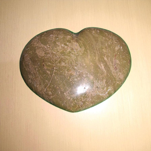 Green Opal Heart – 4" Polished Crystal Carving for Healing & Love Energy