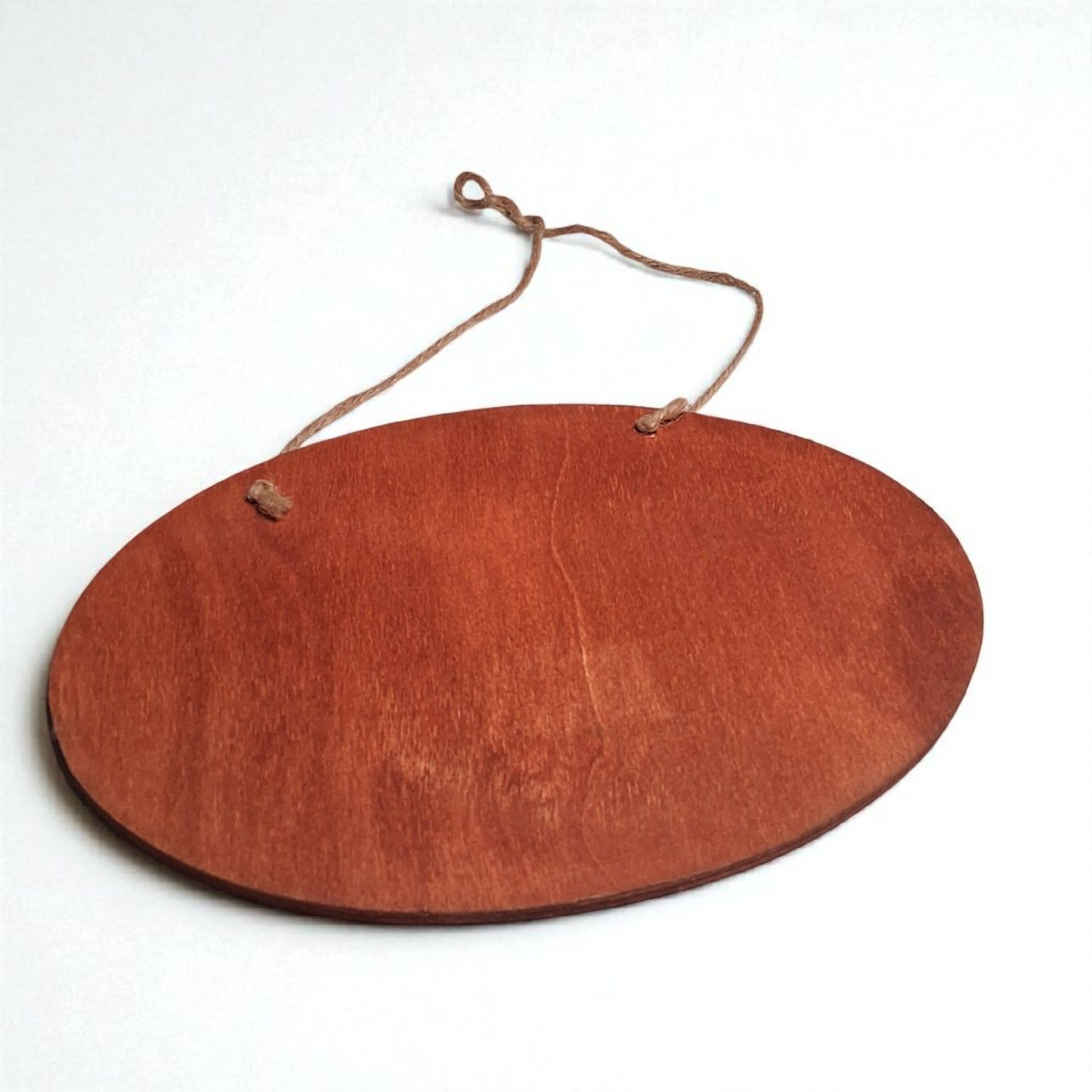 Engraved Wooden Oval Wall Hanging – 6" x 8" Inspirational Quote Plaque “Why Haven’t You Done More with What I Gave You”