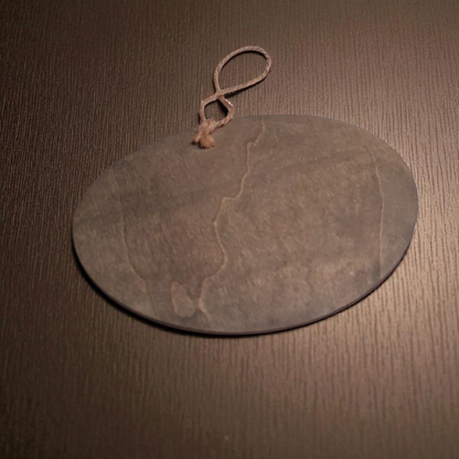 Engraved Wooden Wall Hanging – 6" Tree of Life Meditating Figure Design | Spiritual Home & Altar Décor