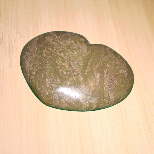 Green Opal Heart – 4" Polished Crystal Carving for Healing & Love Energy