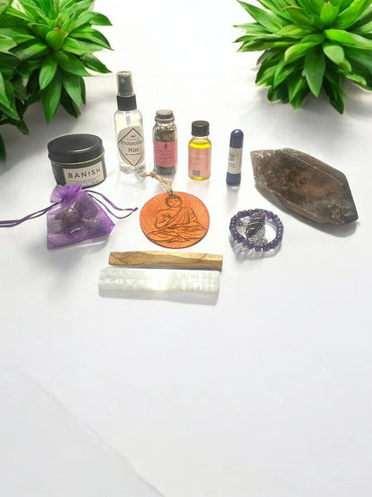 Protection & Deflection Ritual Box – Shield Your Energy + Banish Negativity