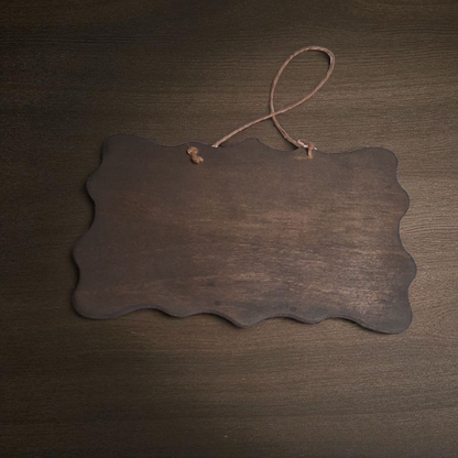 Engraved Wooden Wall Hanging – 5" x 8" Inspirational Quote Plaque “Why Haven’t You Done More with What I Gave You”