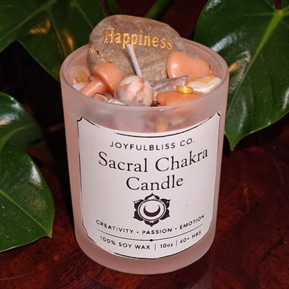 7 Chakra Candle Collection Set | Crystal Infused Soy Wax Meditation Candles | Spiritual Healing & Energy Balance Gift Set