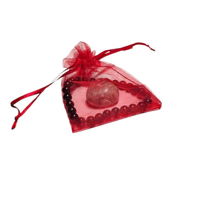 Garnet Beaded Bracelet with Rhodochrosite Stone – Passion, Love & Emotional Healing