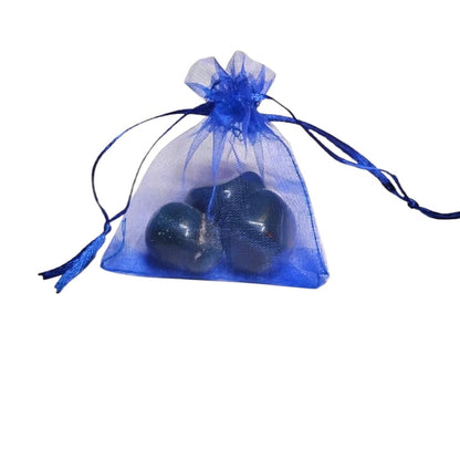 3 Bloodstone Tumbled Healing Crystals - Grounding Energy - Gift Bag Included