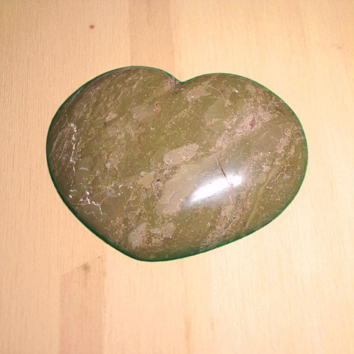 Green Opal Heart – 4" Polished Crystal Carving for Healing & Love Energy