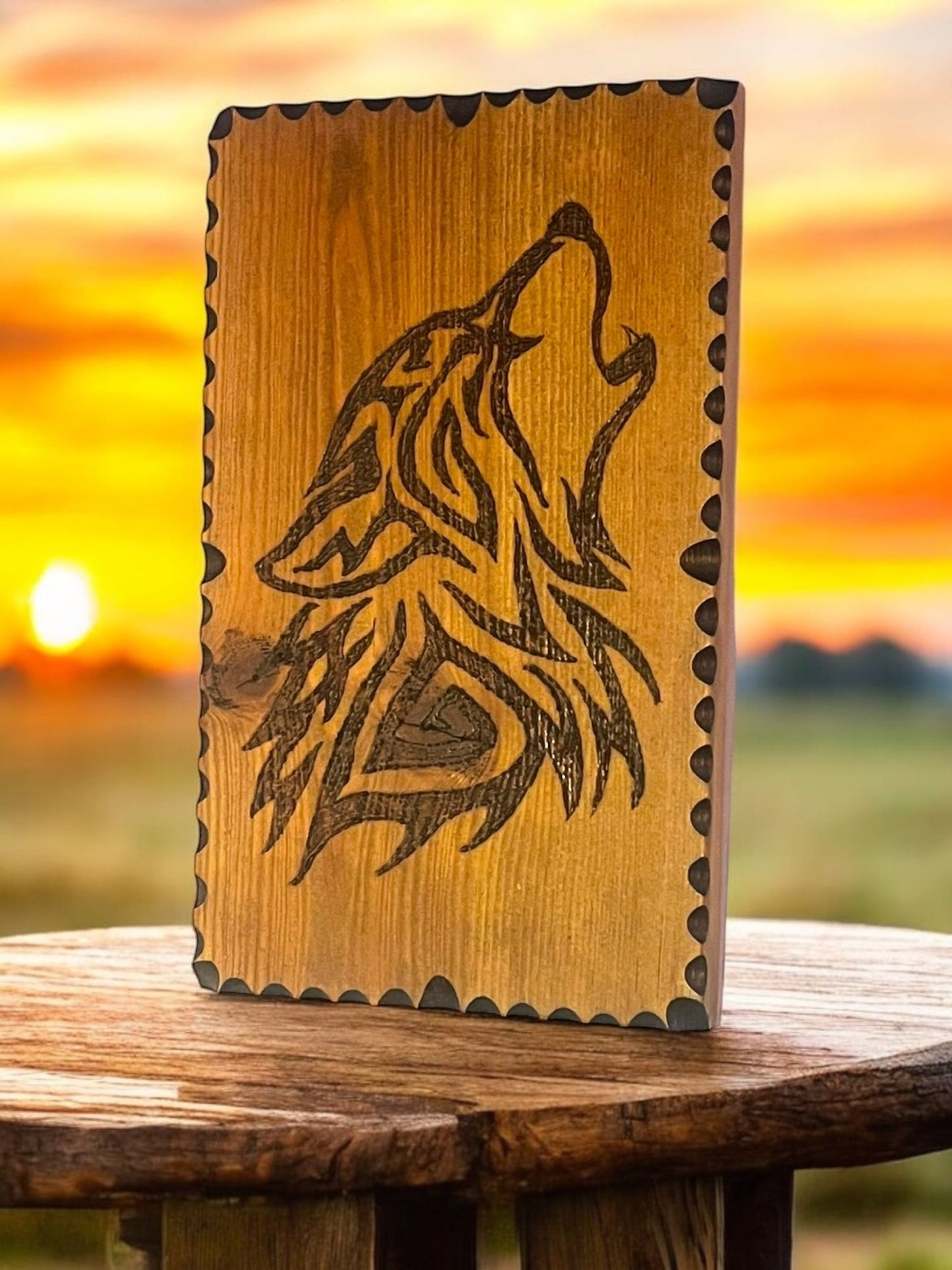Rustic Spirit: Handcrafted Wooden Wall Art Collection - JoyfulBliss Co.