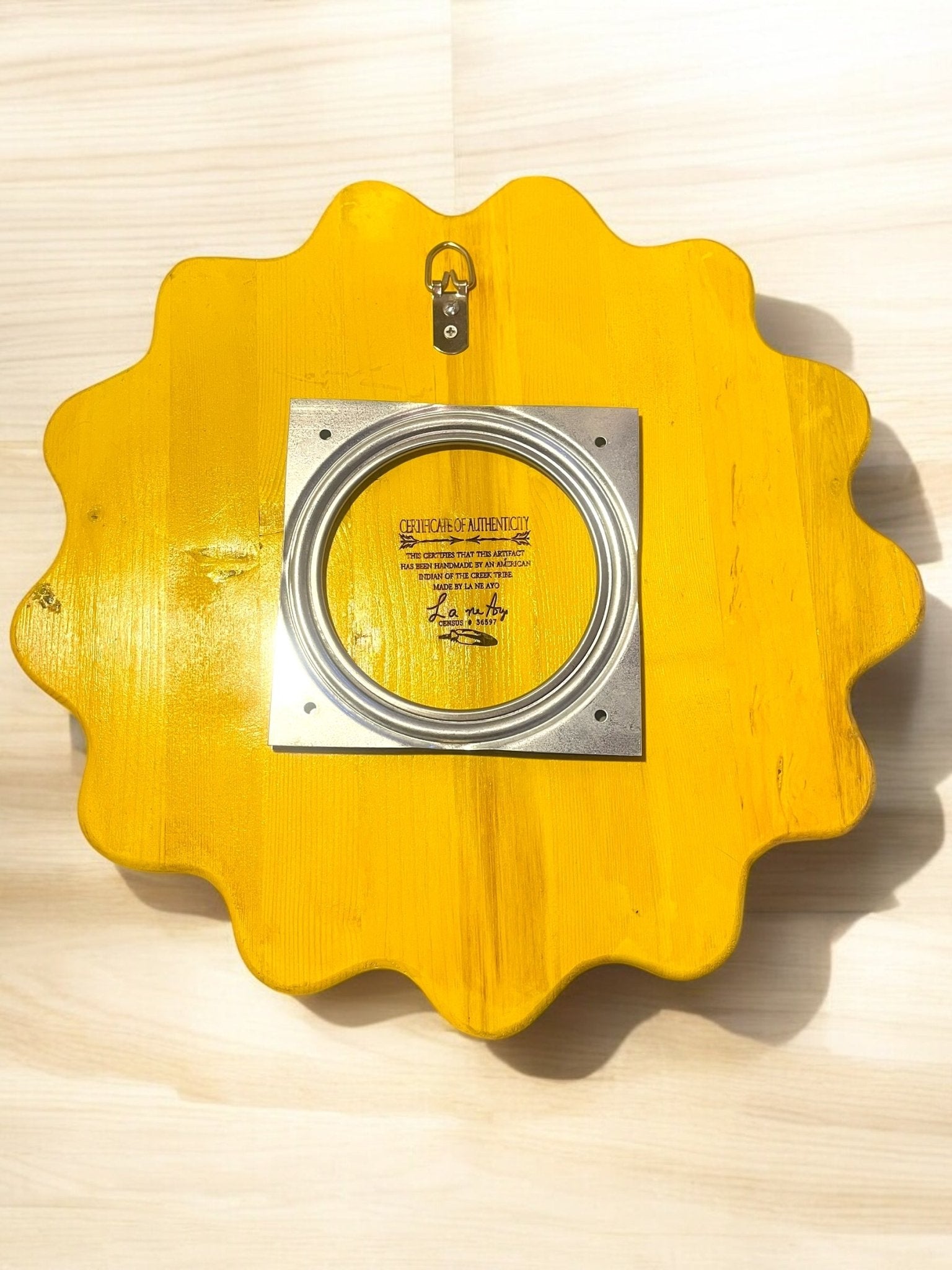 Tropical Lovebirds” Handmade Lazy Susan by Creek Artist La Ne Ayo - JoyfulBliss Co.