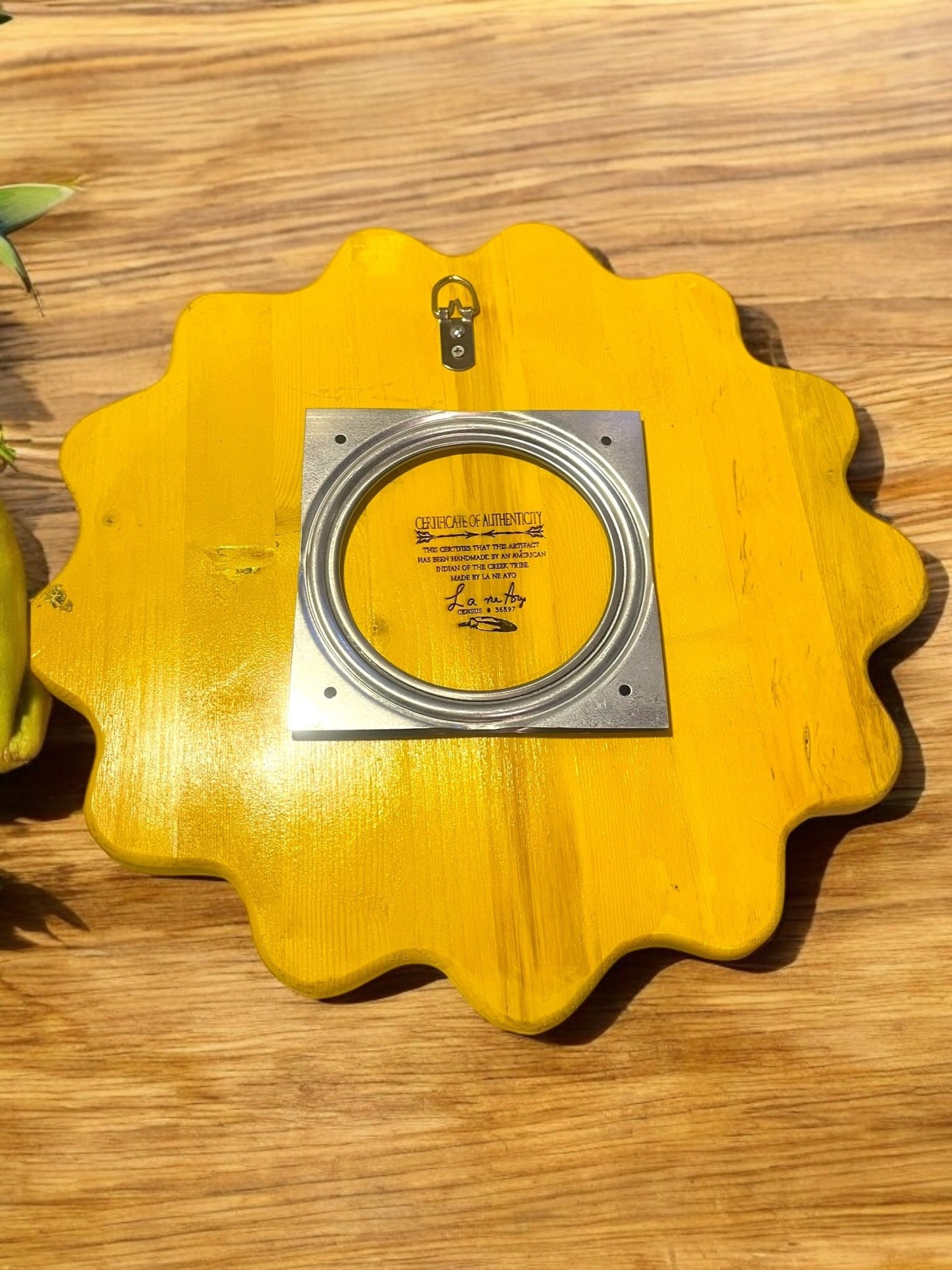 Tropical Lovebirds” Handmade Lazy Susan by Creek Artist La Ne Ayo - JoyfulBliss Co.