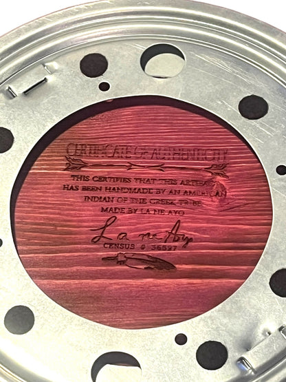 Tropical Lovebirds” Handmade Lazy Susan by Creek Artist La Ne Ayo - JoyfulBliss Co.