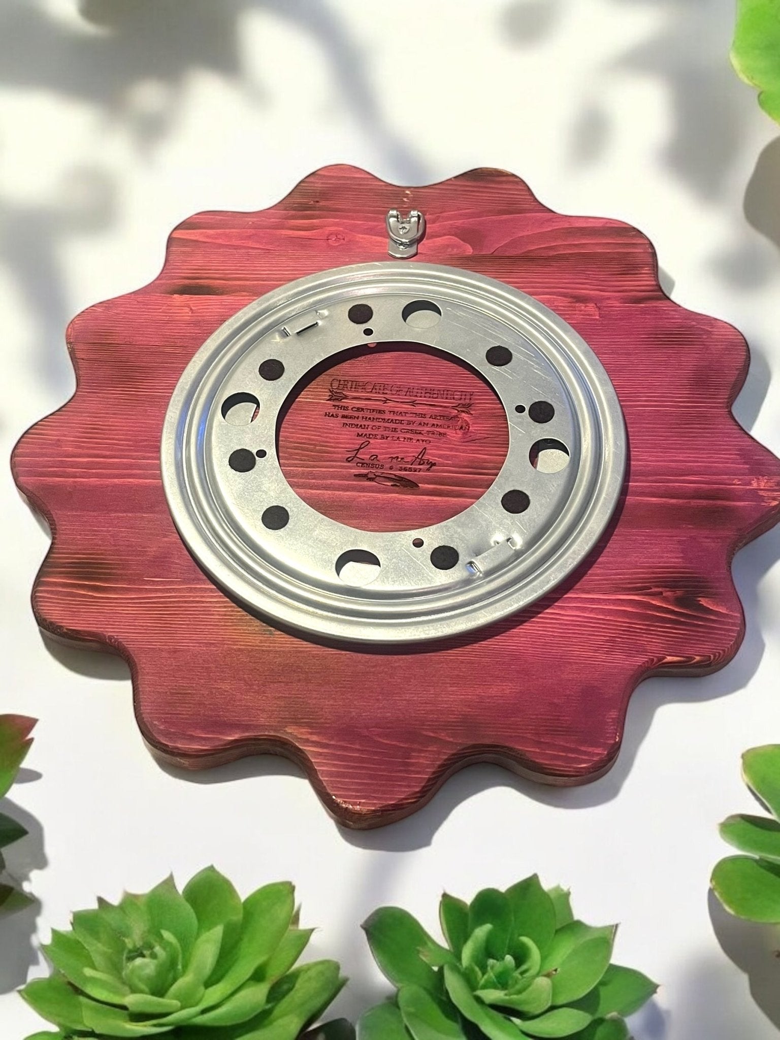 Tropical Lovebirds” Handmade Lazy Susan by Creek Artist La Ne Ayo - JoyfulBliss Co.